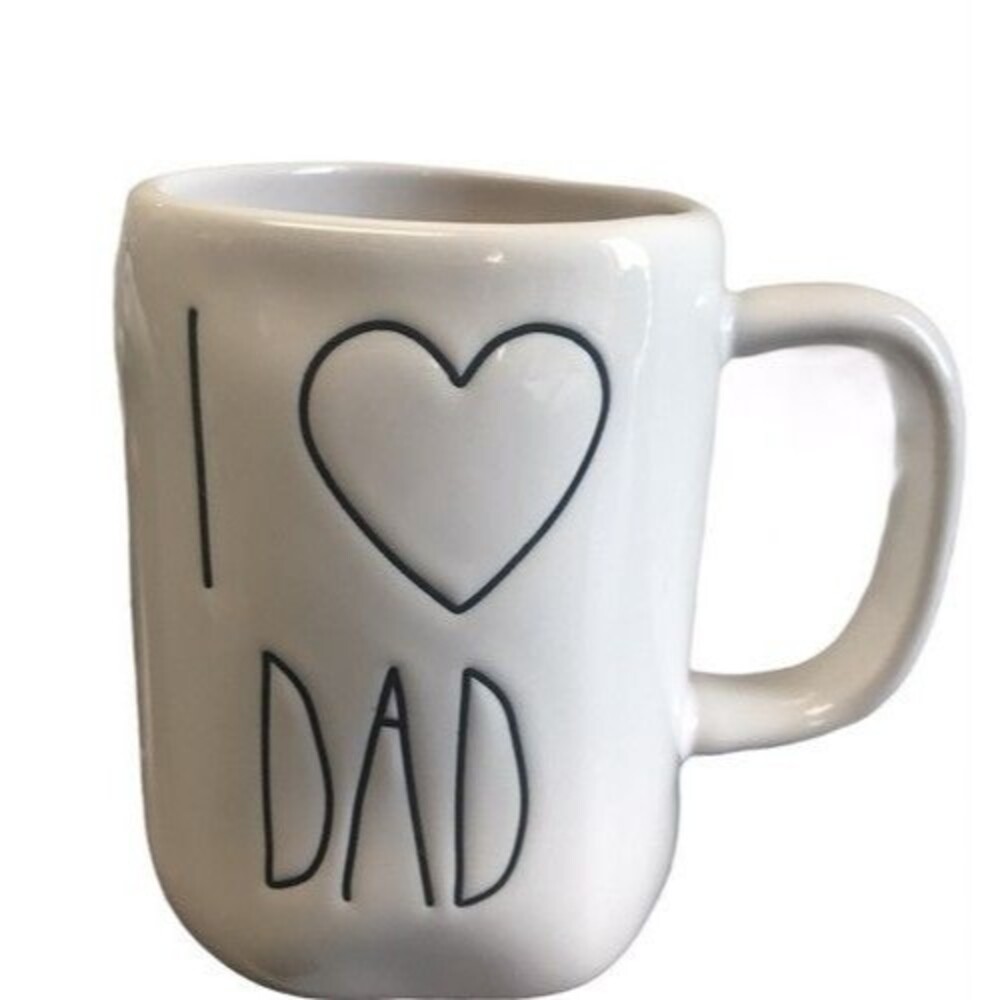 New Rae Dunn I HEART DAD Mug I Love Dad